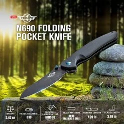 Deals π OLIGHT OKNIFE Drever N690 Tactical EDC Folding Pocket Knife - G10 π 11 OLIGHT OKNIFE Drever N690 Tactical EDC Folding Pocket Knife - G10
