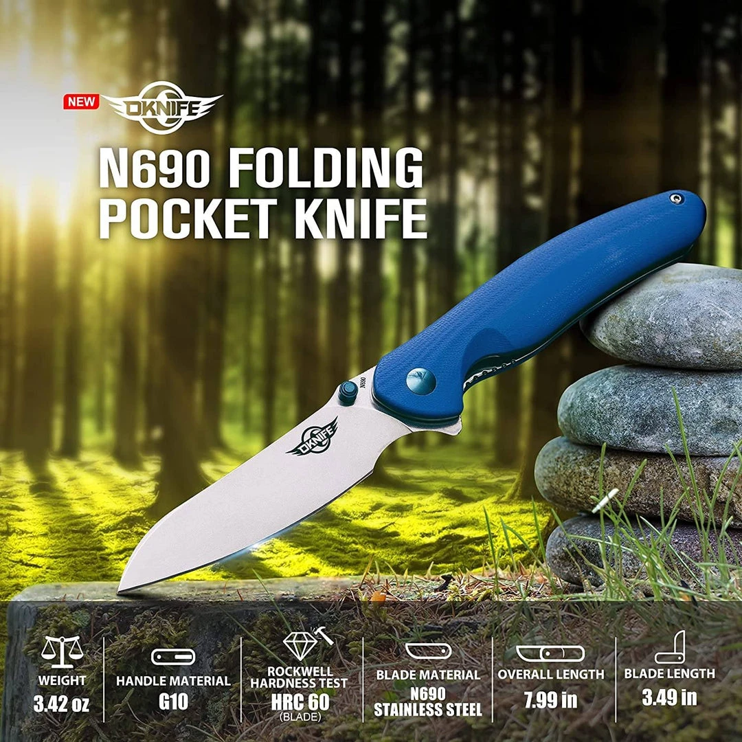 Deals π OLIGHT OKNIFE Drever N690 Tactical EDC Folding Pocket Knife - G10 π 7 OLIGHT OKNIFE Drever N690 Tactical EDC Folding Pocket Knife - G10