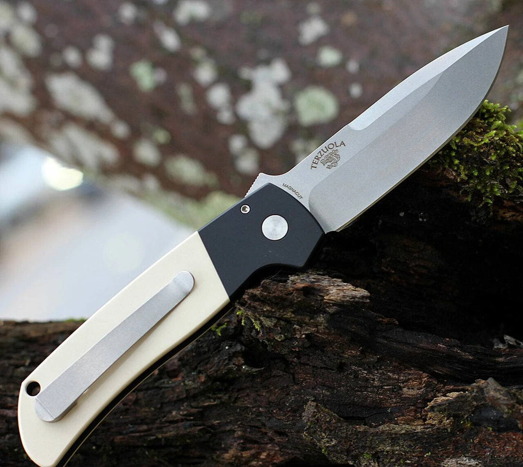Coupon π₯° PROTECH KNIVES Pro-Tech BT2751 Terzuola ATCF Auto "Tuxedo" Blk Alum / Ivory Micarta (3.5" SW Magnacut) All Knife Brands π 2 PROTECH KNIVES Pro-Tech BT2751 Terzuola ATCF Auto "Tuxedo" Blk Alum / Ivory Micarta (3.5" SW Magnacut) All Knife Brands