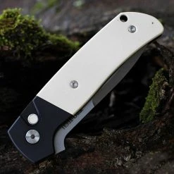 Coupon π₯° PROTECH KNIVES Pro-Tech BT2751 Terzuola ATCF Auto "Tuxedo" Blk Alum / Ivory Micarta (3.5" SW Magnacut) All Knife Brands π 6 PROTECH KNIVES Pro-Tech BT2751 Terzuola ATCF Auto