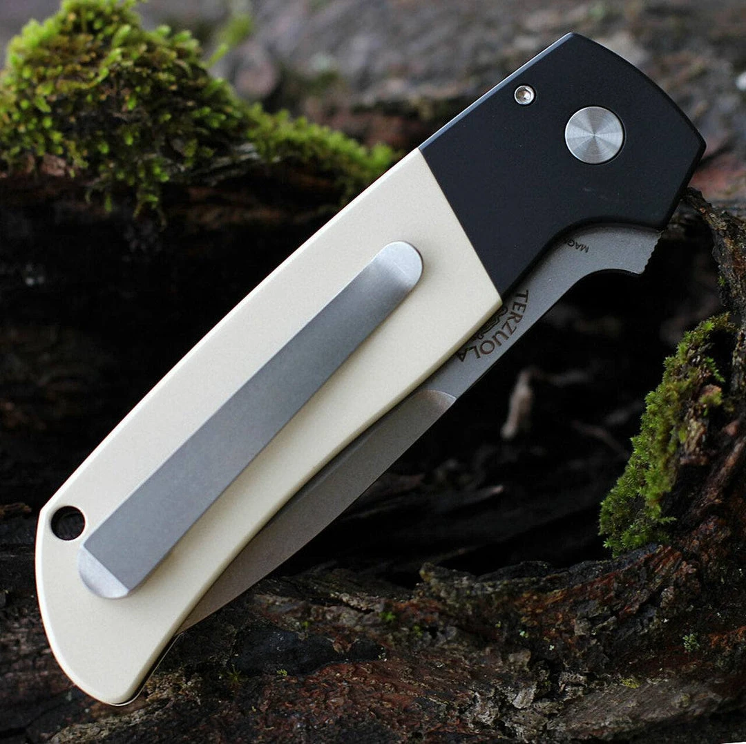 Coupon π₯° PROTECH KNIVES Pro-Tech BT2751 Terzuola ATCF Auto "Tuxedo" Blk Alum / Ivory Micarta (3.5" SW Magnacut) All Knife Brands π 4 PROTECH KNIVES Pro-Tech BT2751 Terzuola ATCF Auto "Tuxedo" Blk Alum / Ivory Micarta (3.5" SW Magnacut) All Knife Brands
