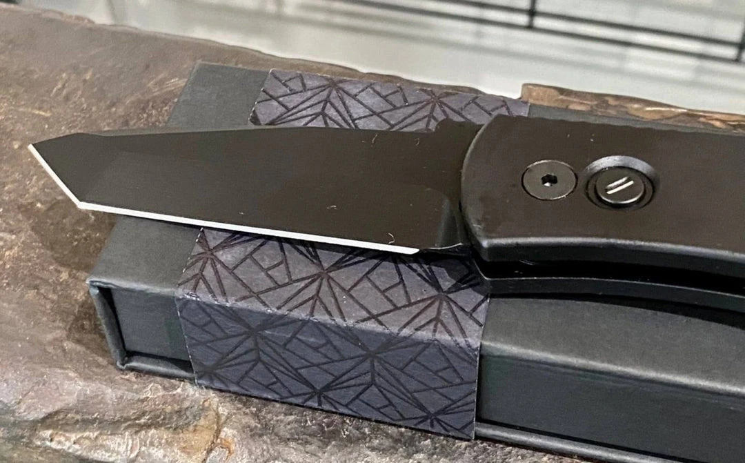 Hot Sale π PROTECH KNIVES All Knife Brands Pro-Tech Emerson E7T Operator Tritium Button Tanto Knife (3.25" Black) π 4 PROTECH KNIVES All Knife Brands Pro-Tech Emerson E7T Operator Tritium Button Tanto Knife (3.25" Black)