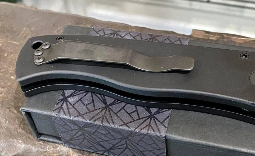 Hot Sale π PROTECH KNIVES All Knife Brands Pro-Tech Emerson E7T Operator Tritium Button Tanto Knife (3.25" Black) π 5 PROTECH KNIVES All Knife Brands Pro-Tech Emerson E7T Operator Tritium Button Tanto Knife (3.25" Black)