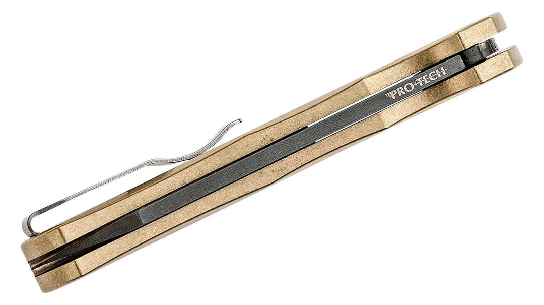 Wholesale ๐ PROTECH KNIVES All Knife Brands Pro-Tech Limited Edition Malibu Flipper Damascus Reverse Tanto Blade, Bronze Handles ๐ฏ 4 PROTECH KNIVES All Knife Brands Pro-Tech Limited Edition Malibu Flipper Damascus Reverse Tanto Blade, Bronze Handles