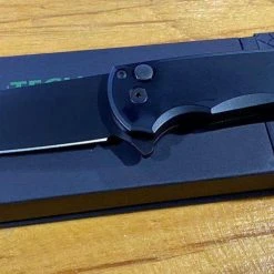 PROTECH KNIVES All Knife Brands Pro-Tech Malibu Wharncliffe Flipper Knife (3.3" DLC)