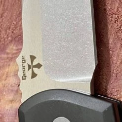 PROTECH KNIVES Pro-Tech Rockeye Auto Black Handle, Stonewash S35VN Blade LG301