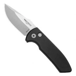 PROTECH KNIVES All Knife Brands Protech Les George SBR Stonewash Knife Aluminum (2.6")
