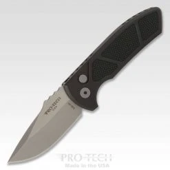 PROTECH KNIVES All Knife Brands ProTech Les George SBR Stonewashed Blade Knurled LG405