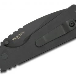 PROTECH KNIVES All Knife Brands Protech Strider 2403 SnG Auto Knife Solid Black (3.5