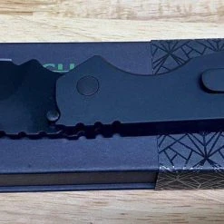 PROTECH KNIVES Protech Strider SnG Auto 2403-OP Operator Black W/Tritium Button All Knife Brands