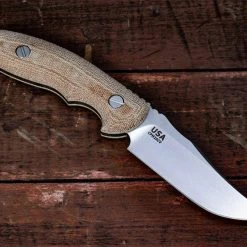 Rick Hinderer Emmett Fixed Blade Stonewash Micarta Handles All Knife Brands
