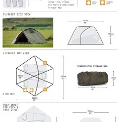 Outlet 𧨠Snugpak Bunker 3 Person Tent / Tactical Shelter (Olive) Tents & Shelters π 11 Snugpak Bunker 3 Person Tent / Tactical Shelter (Olive) Tents & Shelters