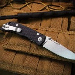 SPARTAN BLADES Spartan SFBL7BK Field Grade Harsey Talos Folding Knife 3.125