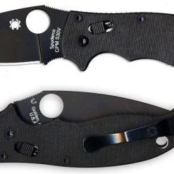 Spyderco C101GPBBK2 Manix 2 Knife Tactical (3.375" Black) Spyderco Knives