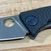 Spyderco C235CFTIP Drunken Folding Knife 3.5" S90V Carbon Fiber / Titanium (Pre-Owned) Spyderco Knives