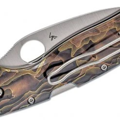 Cheap π Spyderco Chaparral Knife 2.8" CTS XHP Satin Plain Blade, Raffir Noble Handles Spyderco Knives π― 7 Spyderco Chaparral Knife 2.8