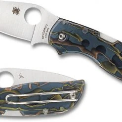 Cheap π Spyderco Chaparral Knife 2.8" CTS XHP Satin Plain Blade, Raffir Noble Handles Spyderco Knives π― 9 Spyderco Chaparral Knife 2.8