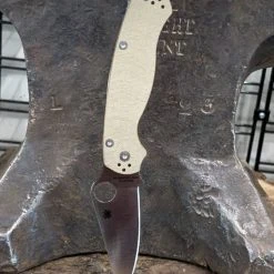 Discount 🌟 Spyderco Paramilitary 2 C81MPCW2 Folding Knife 3.47" CruWear Canvas Micarta Spyderco Knives 🥰 18 Spyderco Paramilitary 2 C81MPCW2 Folding Knife 3.47