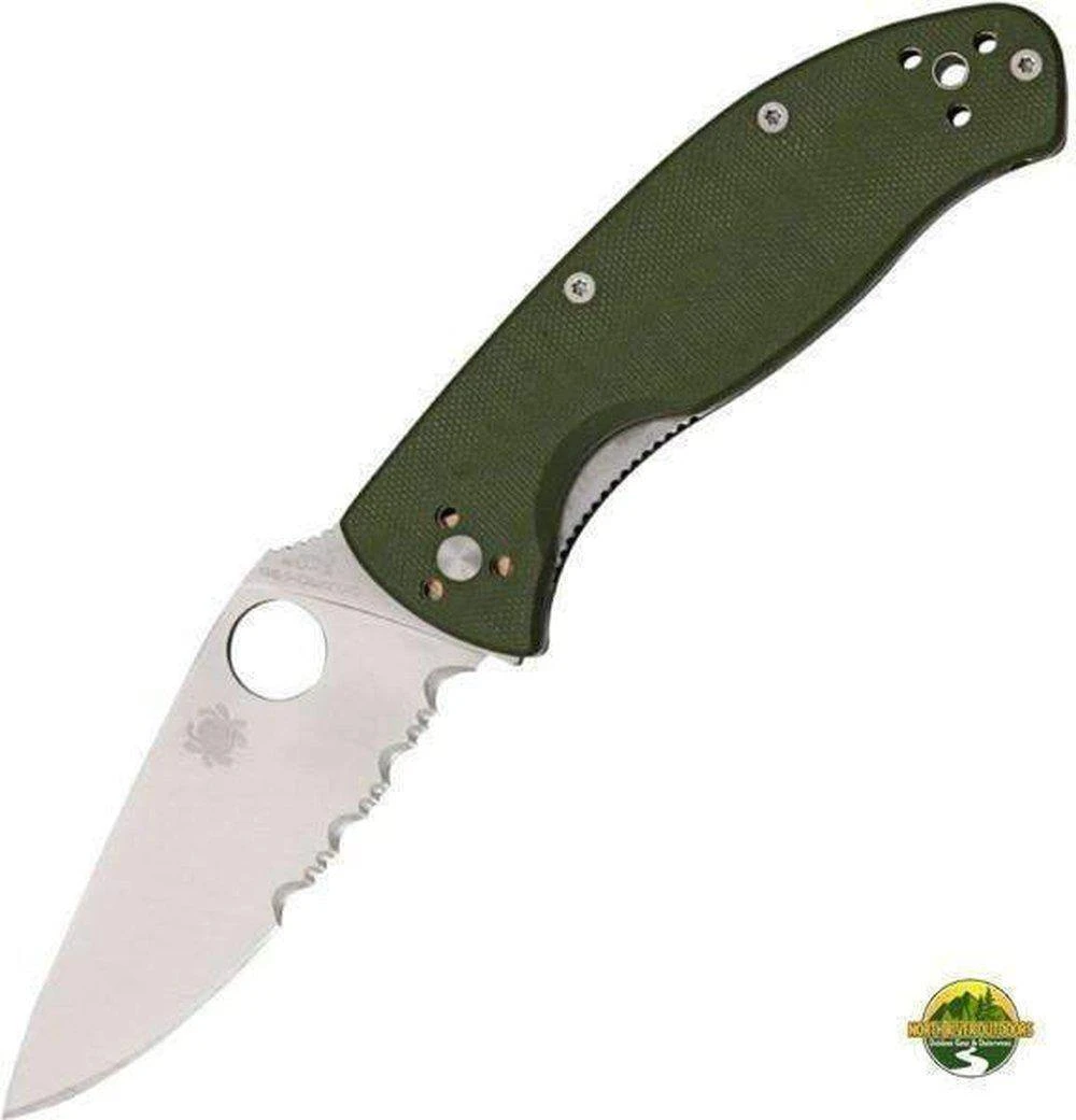 Cheap π Spyderco Knives Spyderco Tenacious Knife 3-3/8" Combo Blade (Green) β€οΈ 1 Spyderco Knives Spyderco Tenacious Knife 3-3/8" Combo Blade (Green)