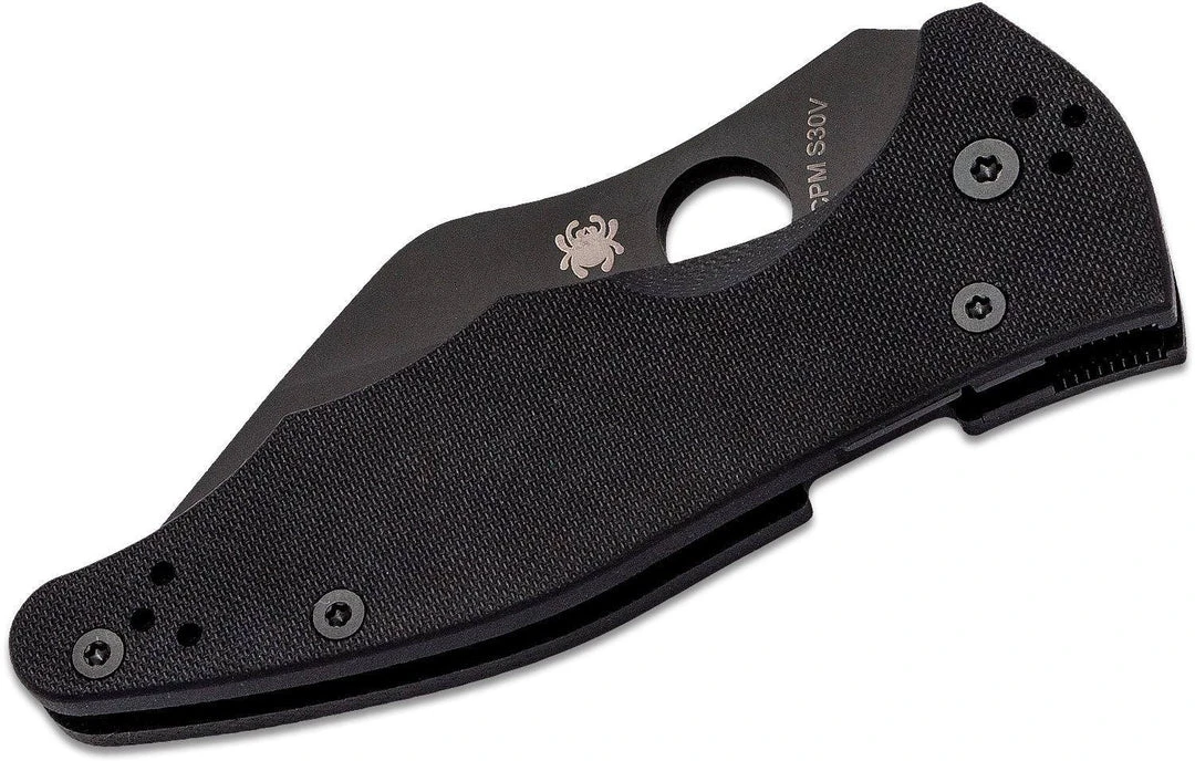 Best Pirce 🤩 Spyderco Yojimbo 2 Folding Knife 3.2" Black DLC - C85GPBBK2 Spyderco Knives ⭐ 2 Spyderco Yojimbo 2 Folding Knife 3.2" Black DLC - C85GPBBK2 Spyderco Knives