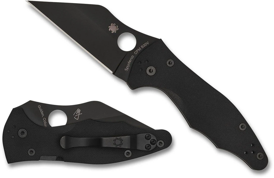 Best Pirce 🤩 Spyderco Yojimbo 2 Folding Knife 3.2" Black DLC - C85GPBBK2 Spyderco Knives ⭐ 5 Spyderco Yojimbo 2 Folding Knife 3.2" Black DLC - C85GPBBK2 Spyderco Knives