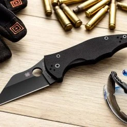 Best Pirce 🤩 Spyderco Yojimbo 2 Folding Knife 3.2" Black DLC - C85GPBBK2 Spyderco Knives ⭐ 11 Spyderco Yojimbo 2 Folding Knife 3.2