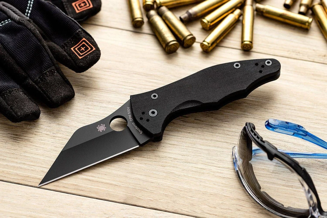 Best Pirce 🤩 Spyderco Yojimbo 2 Folding Knife 3.2" Black DLC - C85GPBBK2 Spyderco Knives ⭐ 6 Spyderco Yojimbo 2 Folding Knife 3.2" Black DLC - C85GPBBK2 Spyderco Knives