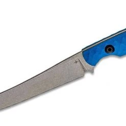 TOOR KNIVES Toor Avalon Fillet Knife 6" CPM-154 Stonewashed Fillet, Leviathan Blue G10 Handles