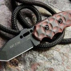 TOPS KNIVES All Knife Brands TOPS C.A.T. 203 Knife - Tanto Point