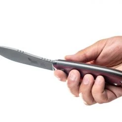 TOPS KNIVES All Knife Brands TOPS CPCKFE-01 Camp Creek Fire Edition Tumbled S35VN Red Black G10 Fixed Blade