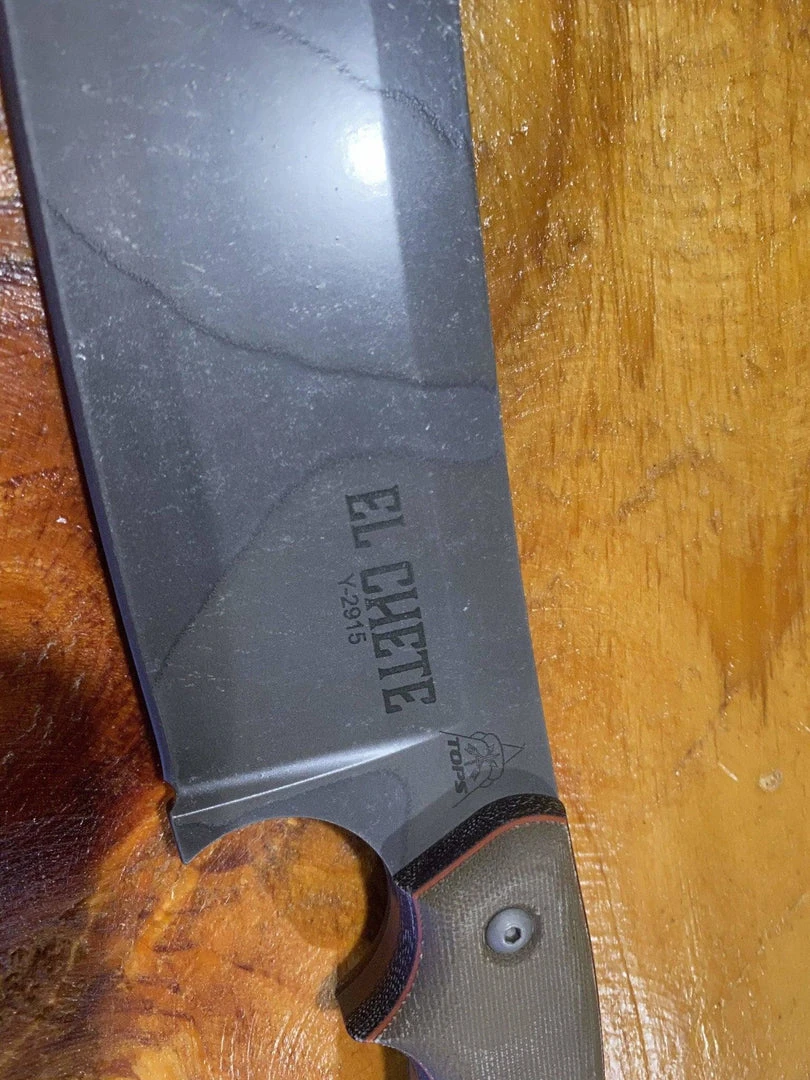 Wholesale π TOPS Knives El Chete With Camo Finish Blade β¨ 2 TOPS Knives El Chete With Camo Finish Blade