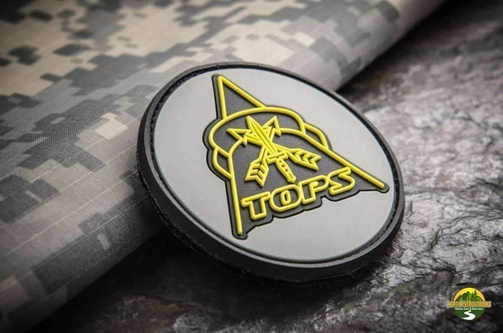 Outlet ⭐ TOPS KNIVES TOPS LOGO PATCH ❤️ 1 TOPS KNIVES TOPS LOGO PATCH