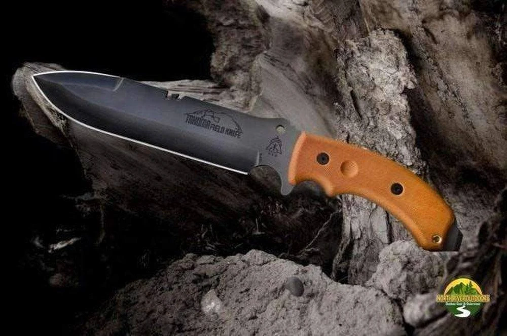 Brand new π TOPS KNIVES TOPS Tahoma Field Knife Double Edged 7-5/16 Carbon Blade π 1 TOPS KNIVES TOPS Tahoma Field Knife Double Edged 7-5/16 Carbon Blade