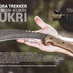 TOPS KNIVES All Knife Brands TOPS Tundra Trekker Blade